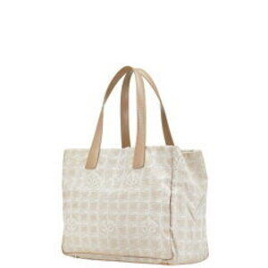 Chanel Travel Beige Tote Leather Tan Bag Line